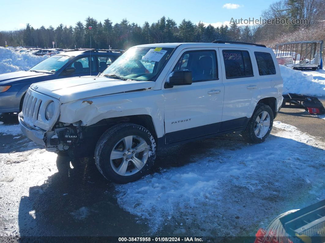 2014 Jeep Patriot Latitude White vin: 1C4NJRFB8ED792205