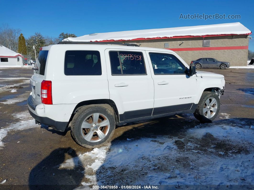 2014 Jeep Patriot Latitude White vin: 1C4NJRFB8ED792205