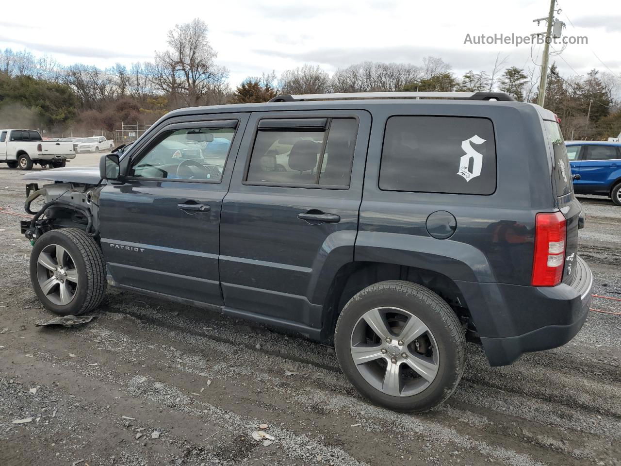 2016 Jeep Patriot Latitude Черный vin: 1C4NJRFB8GD534706