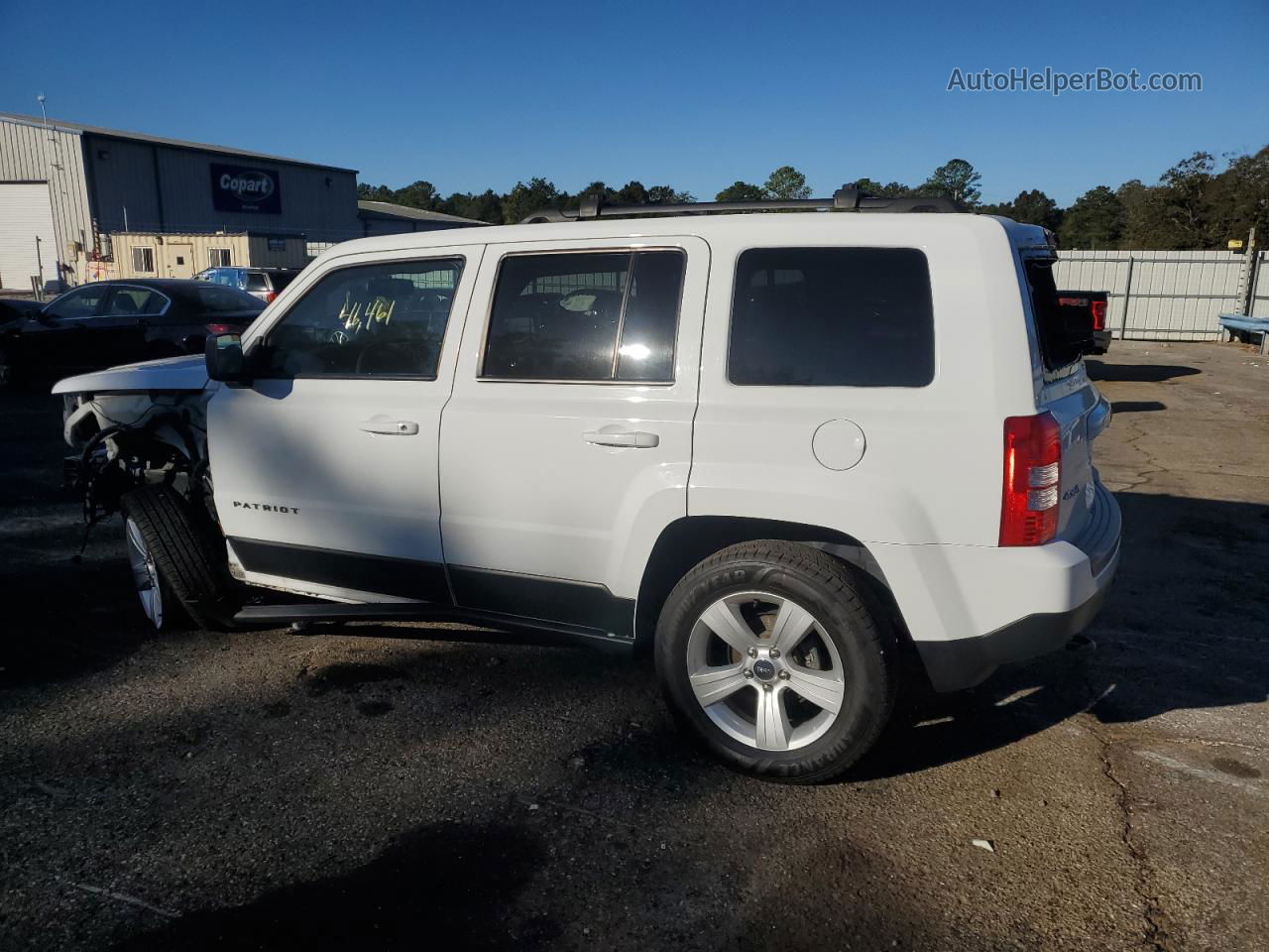 2016 Jeep Patriot Latitude White vin: 1C4NJRFB8GD664209