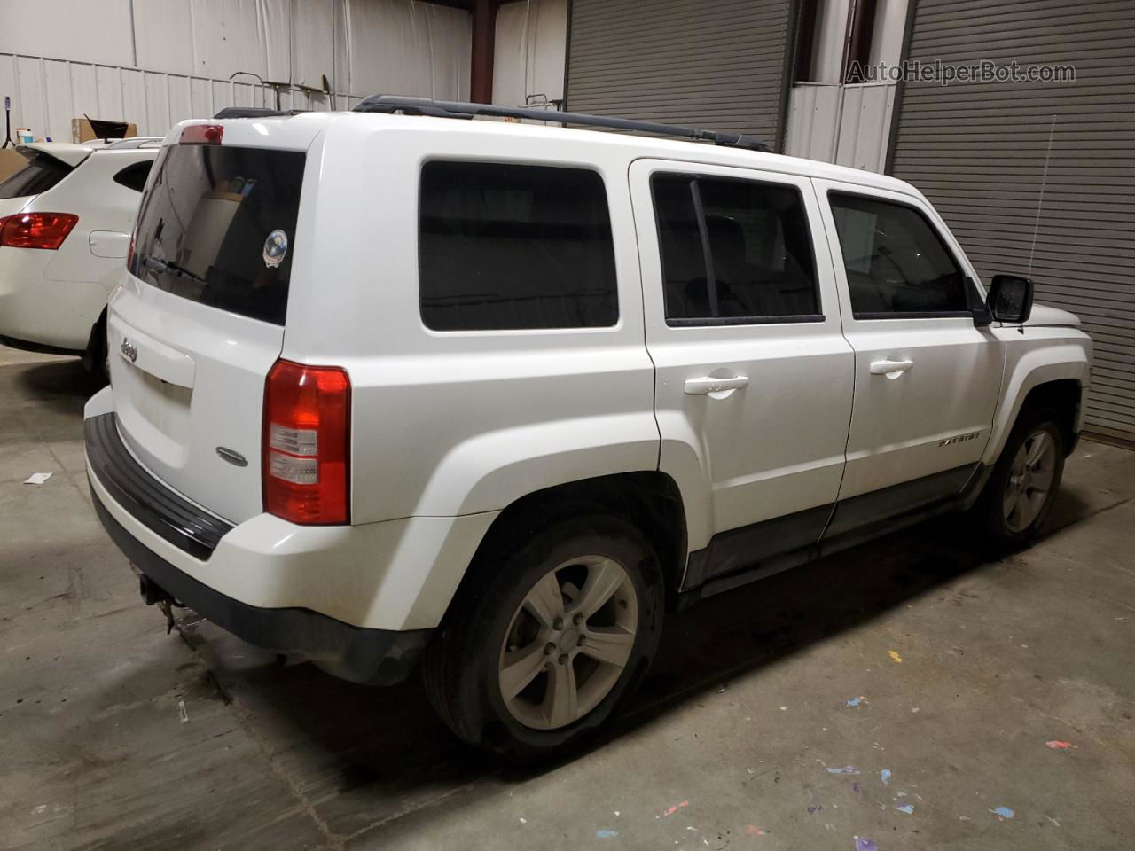 2014 Jeep Patriot Latitude Белый vin: 1C4NJRFB9ED809643