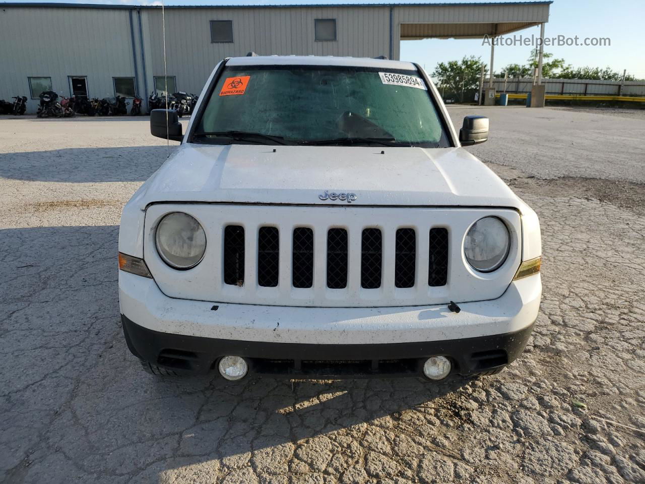 2014 Jeep Patriot Latitude Белый vin: 1C4NJRFB9ED832033