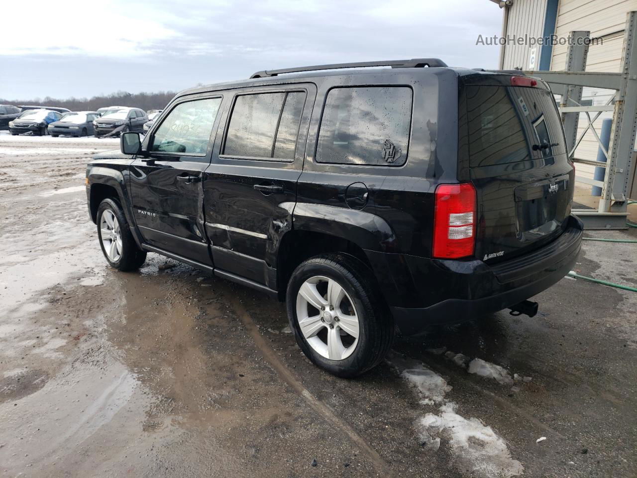 2014 Jeep Patriot Latitude Черный vin: 1C4NJRFB9ED884908