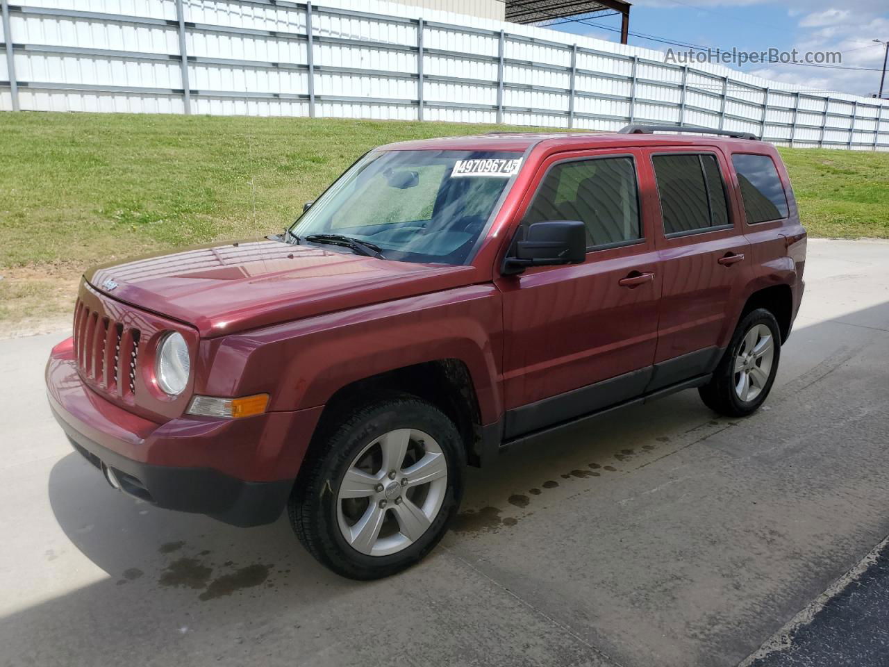 2016 Jeep Patriot Latitude Red vin: 1C4NJRFB9GD631798