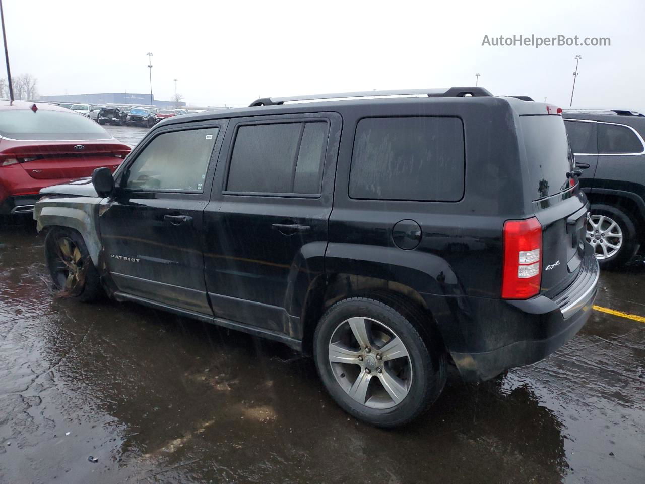 2016 Jeep Patriot Latitude Черный vin: 1C4NJRFB9GD745137