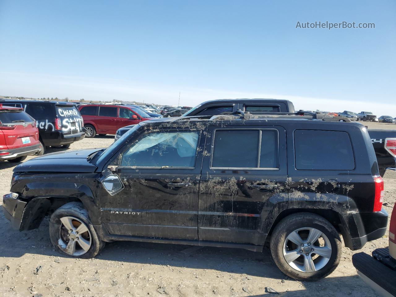 2012 Jeep Patriot Latitude Black vin: 1C4NJRFBXCD567071