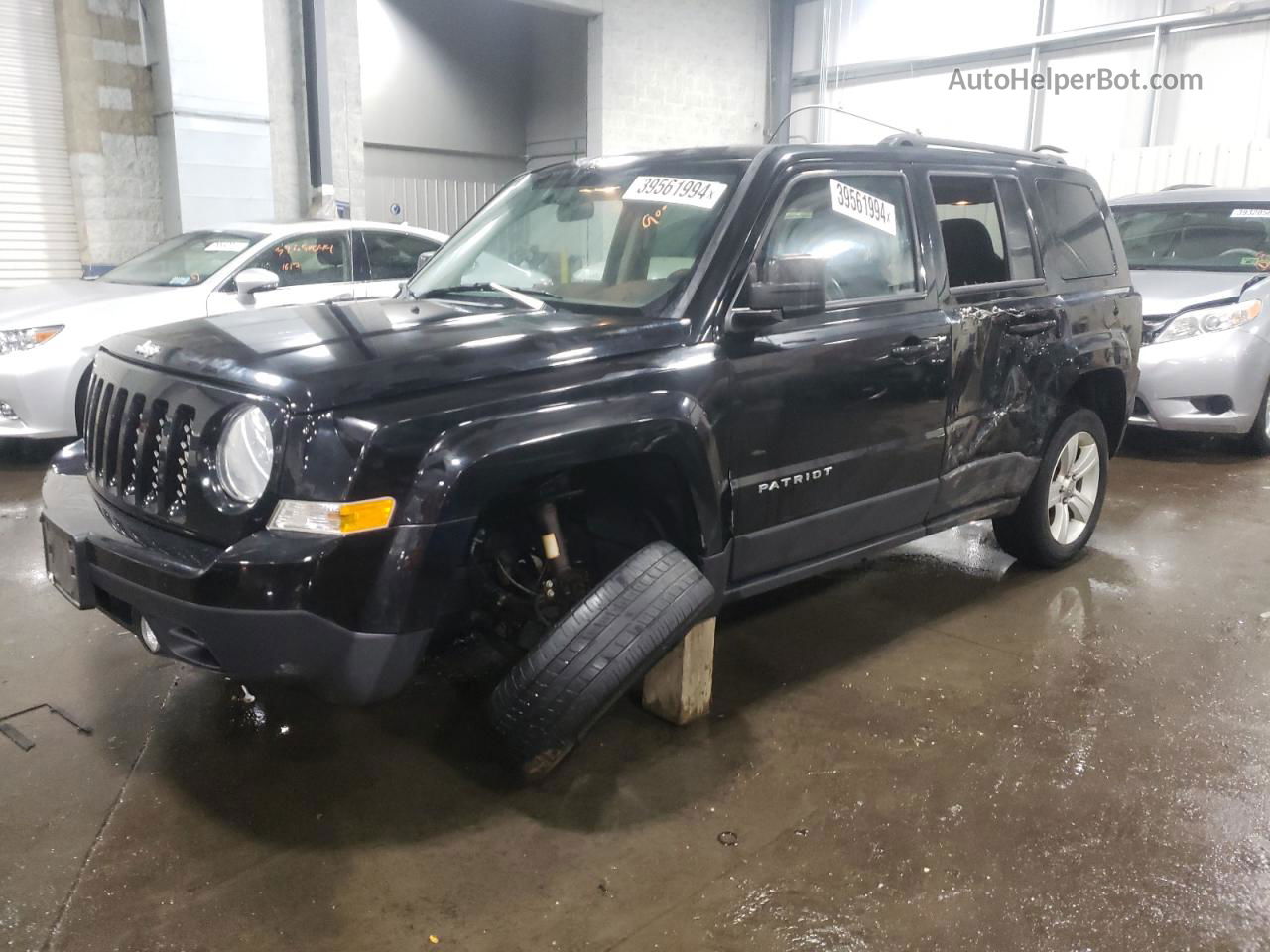 2014 Jeep Patriot Latitude Black vin: 1C4NJRFBXED744429