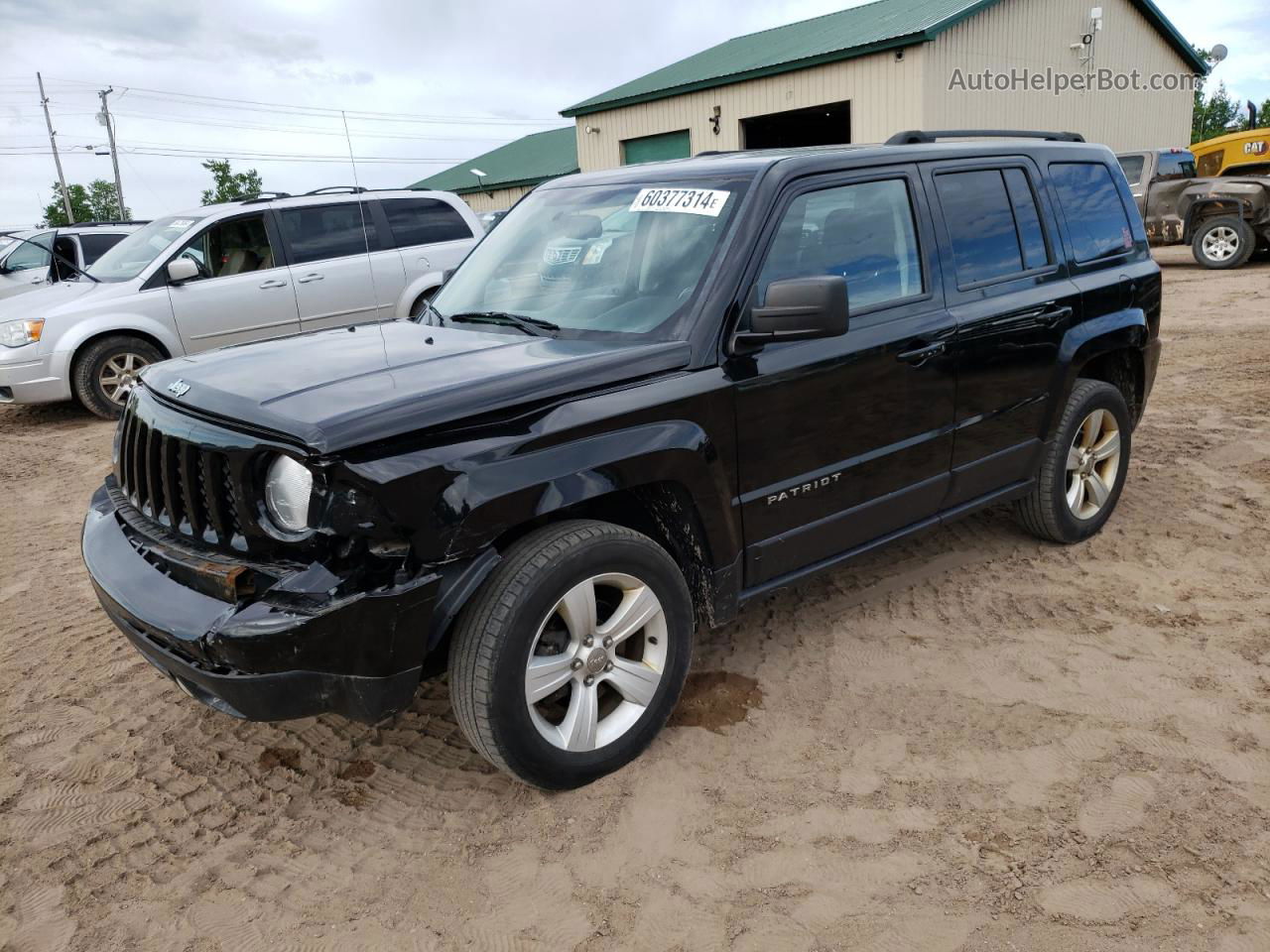 2014 Jeep Patriot Latitude Черный vin: 1C4NJRFBXED760775