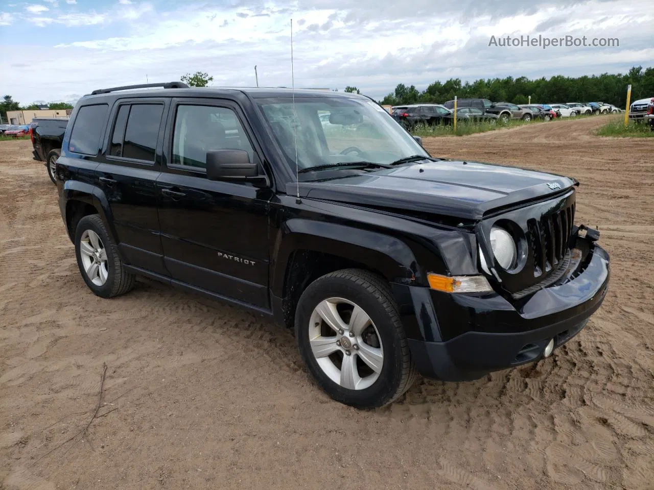 2014 Jeep Patriot Latitude Black vin: 1C4NJRFBXED760775