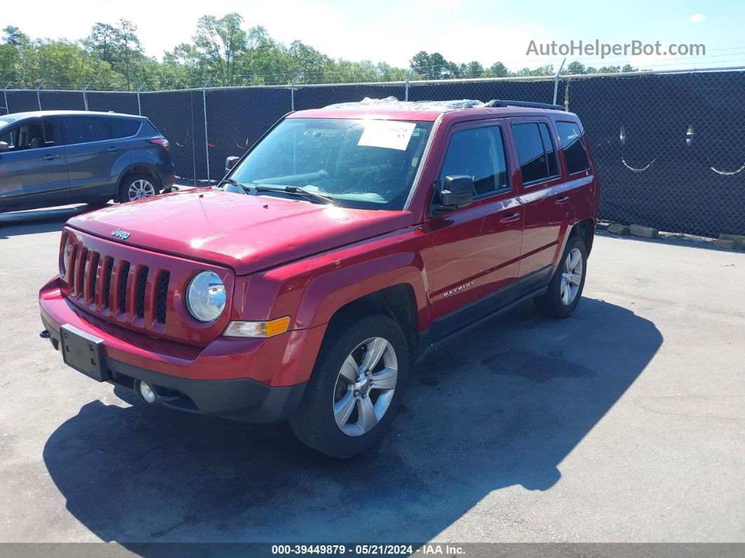 2016 Jeep Patriot Latitude Red vin: 1C4NJRFBXGD542600