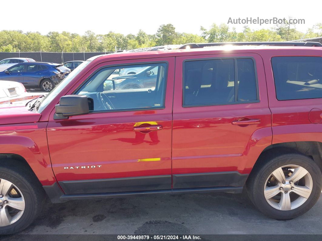 2016 Jeep Patriot Latitude Red vin: 1C4NJRFBXGD542600