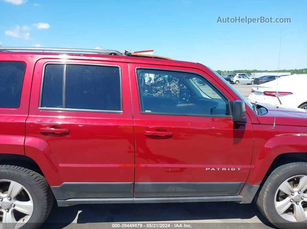 2016 Jeep Patriot Latitude Red vin: 1C4NJRFBXGD542600