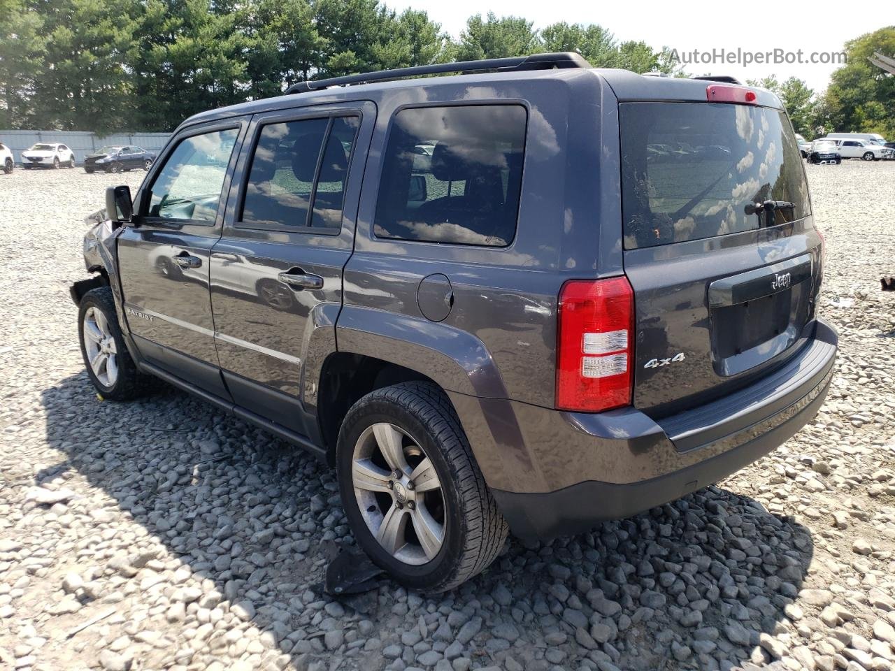 2016 Jeep Patriot Latitude Gray vin: 1C4NJRFBXGD598858