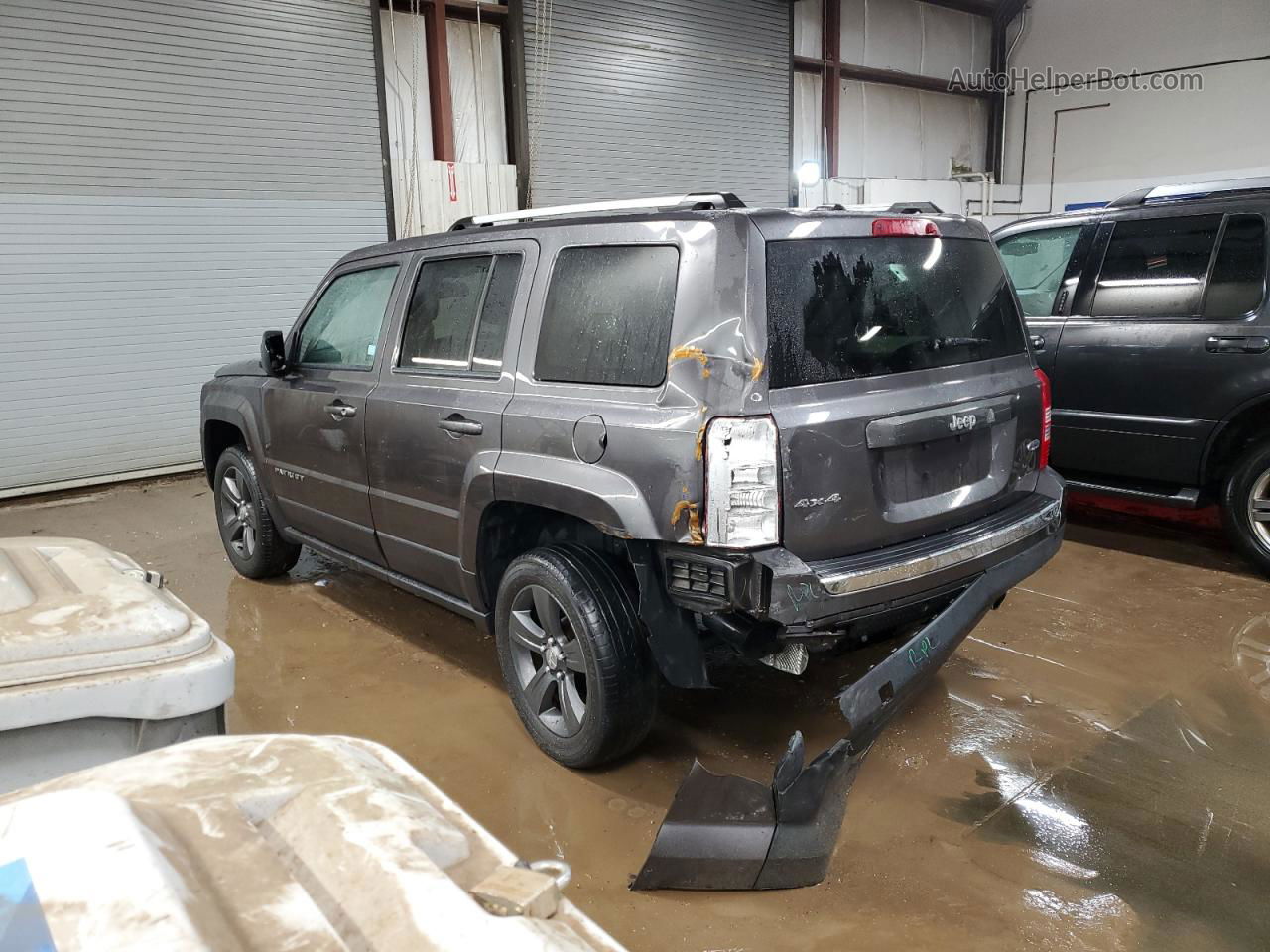 2016 Jeep Patriot Latitude Угольный vin: 1C4NJRFBXGD718559