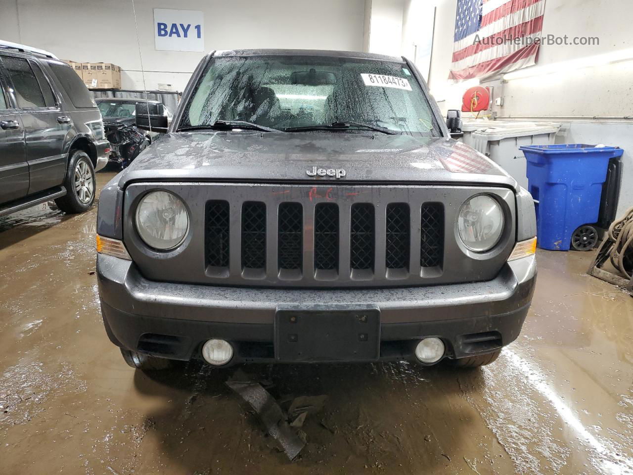 2016 Jeep Patriot Latitude Charcoal vin: 1C4NJRFBXGD718559