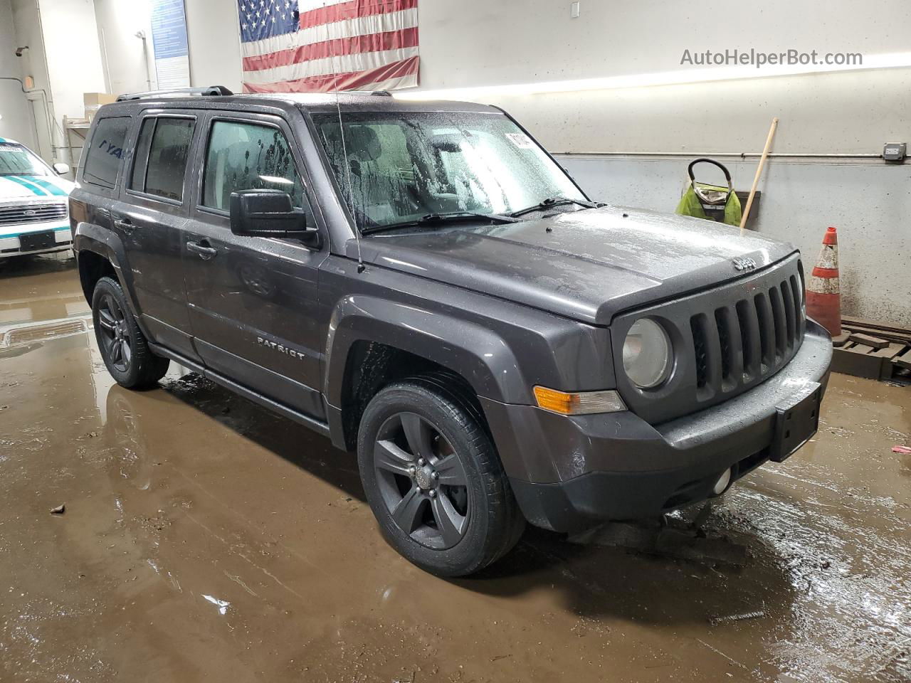 2016 Jeep Patriot Latitude Charcoal vin: 1C4NJRFBXGD718559