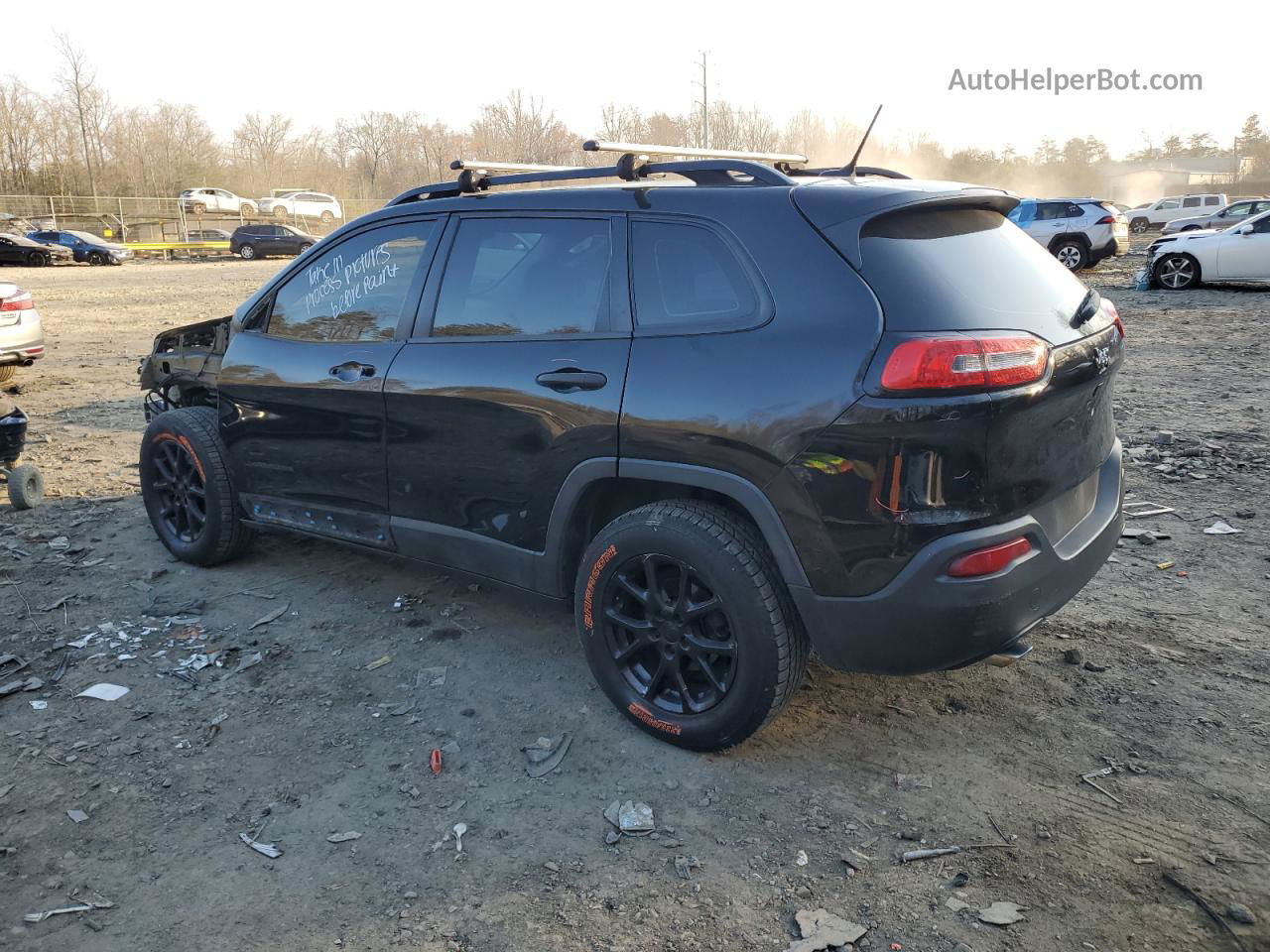 2015 Jeep Cherokee Sport Black vin: 1C4PJLAB0FW761775