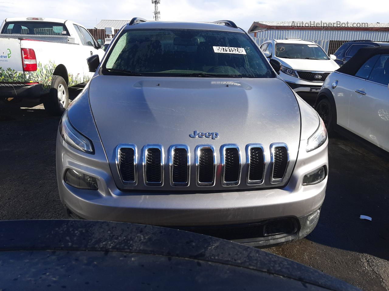 2016 Jeep Cherokee Sport Серый vin: 1C4PJLAB0GW158780