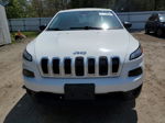 2016 Jeep Cherokee Sport White vin: 1C4PJLAB0GW272553