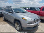 2016 Jeep Cherokee Sport Silver vin: 1C4PJLAB1GW127330