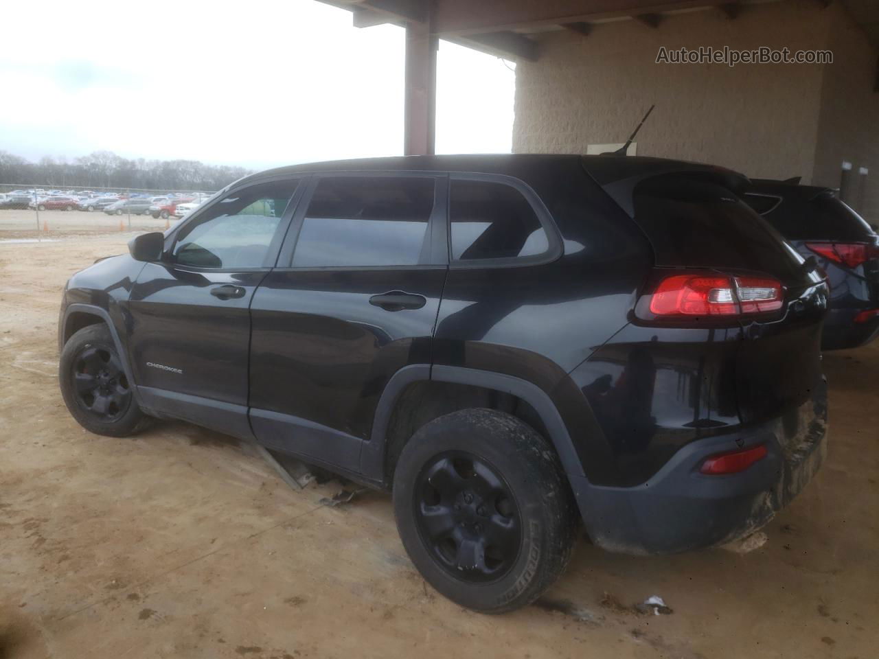 2016 Jeep Cherokee Sport Black vin: 1C4PJLAB1GW265272