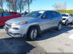 2014 Jeep Cherokee Sport Gray vin: 1C4PJLAB2EW123560