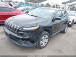 2014 Jeep Cherokee Sport Black vin: 1C4PJLAB2EW305761