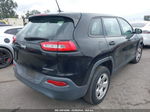 2014 Jeep Cherokee Sport Black vin: 1C4PJLAB2EW305761