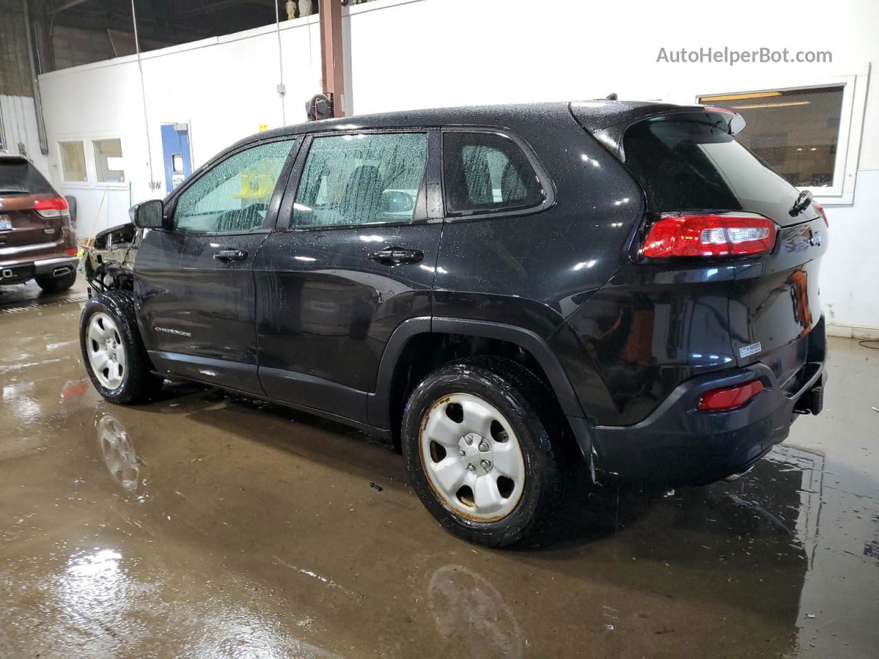 2015 Jeep Cherokee Sport Черный vin: 1C4PJLAB2FW721391