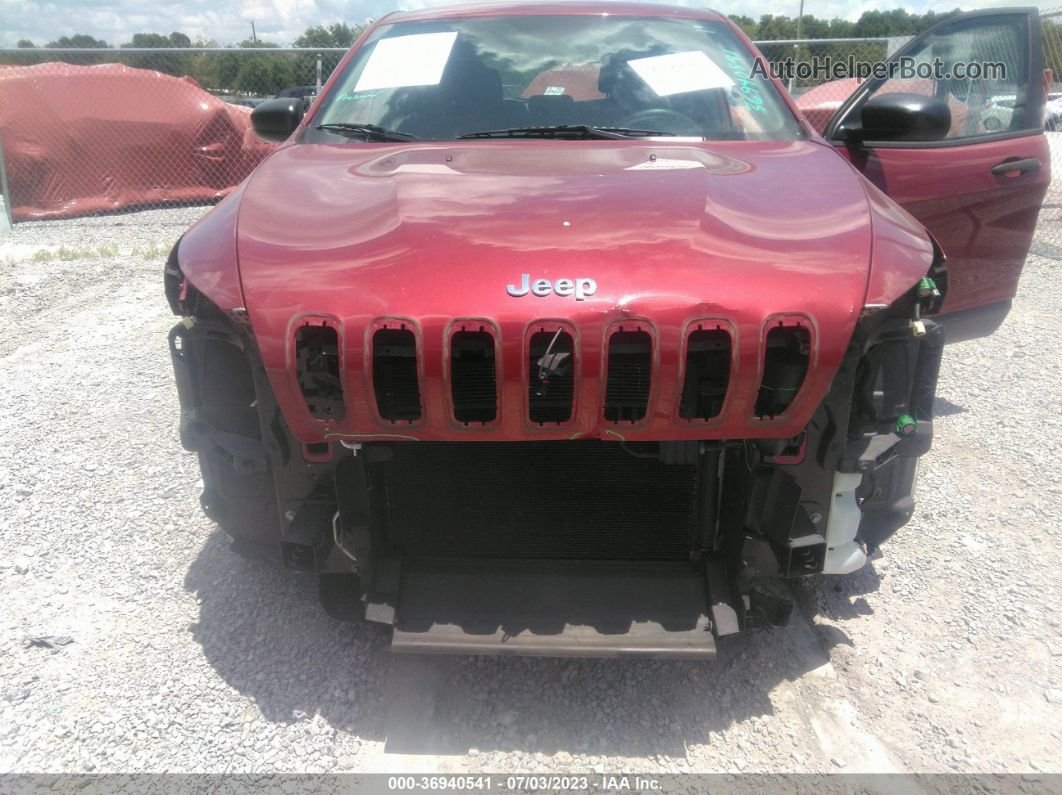 2016 Jeep Cherokee Sport Red vin: 1C4PJLAB2GW200835