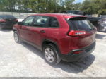 2016 Jeep Cherokee Sport Red vin: 1C4PJLAB2GW200835