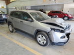 2014 Jeep Cherokee Sport Silver vin: 1C4PJLAB3EW123549