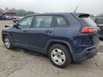 2015 Jeep Cherokee Sport Blue vin: 1C4PJLAB3FW731329