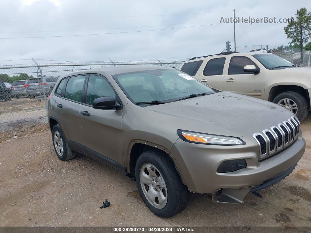 2016 Jeep Cherokee Sport Gold vin: 1C4PJLAB3GW257058