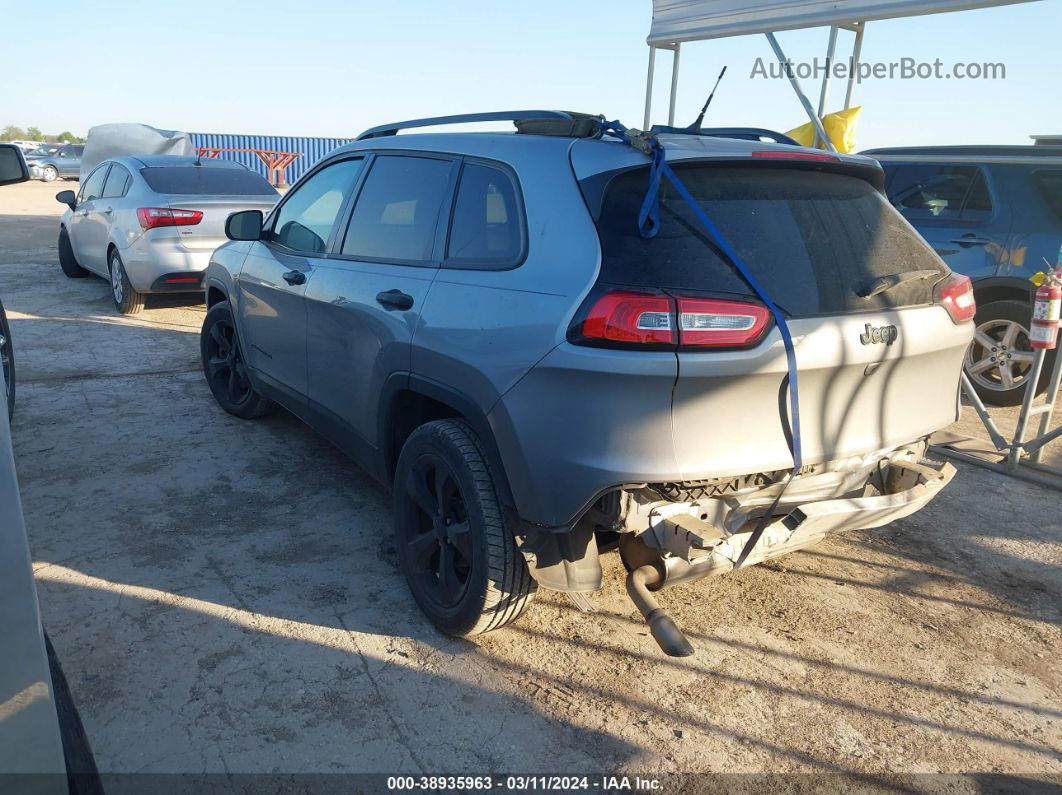 2016 Jeep Cherokee Altitude Silver vin: 1C4PJLAB3GW302581