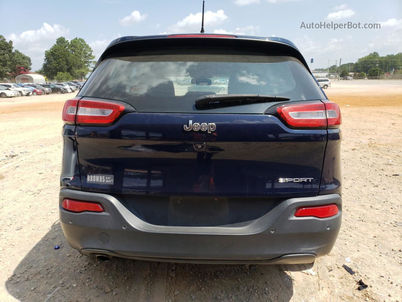 2014 Jeep Cherokee Sport Blue vin: 1C4PJLAB4EW273654