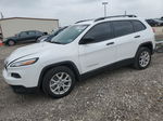 2015 Jeep Cherokee Sport White vin: 1C4PJLAB4FW732084