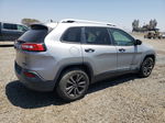 2015 Jeep Cherokee Sport Silver vin: 1C4PJLAB5FW620295