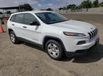 2014 Jeep Cherokee Sport Белый vin: 1C4PJLAB6EW256449