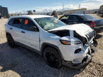 2015 Jeep Cherokee Sport White vin: 1C4PJLAB6FW554243