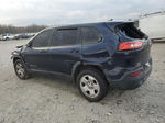 2015 Jeep Cherokee Sport Blue vin: 1C4PJLAB6FW742129