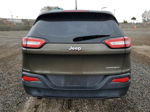 2015 Jeep Cherokee Sport Green vin: 1C4PJLAB6FW762283