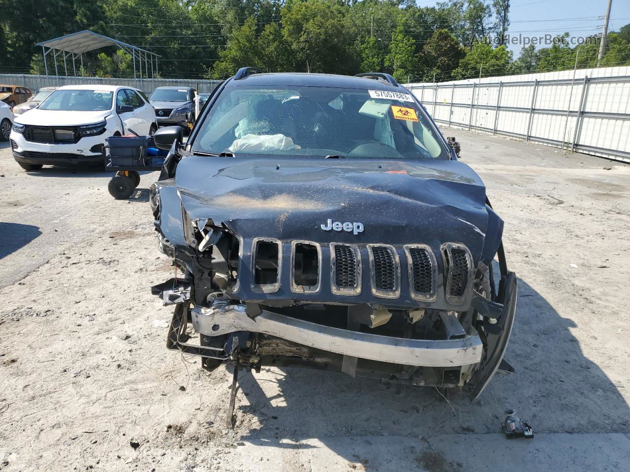 2015 Jeep Cherokee Sport Black vin: 1C4PJLAB6FW781836