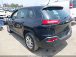 2014 Jeep Cherokee Sport Black vin: 1C4PJLAB7EW112425