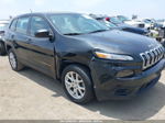 2014 Jeep Cherokee Sport Black vin: 1C4PJLAB7EW112425