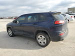 2014 Jeep Cherokee Sport Blue vin: 1C4PJLAB7EW194432