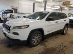 2014 Jeep Cherokee Sport White vin: 1C4PJLAB7EW313404