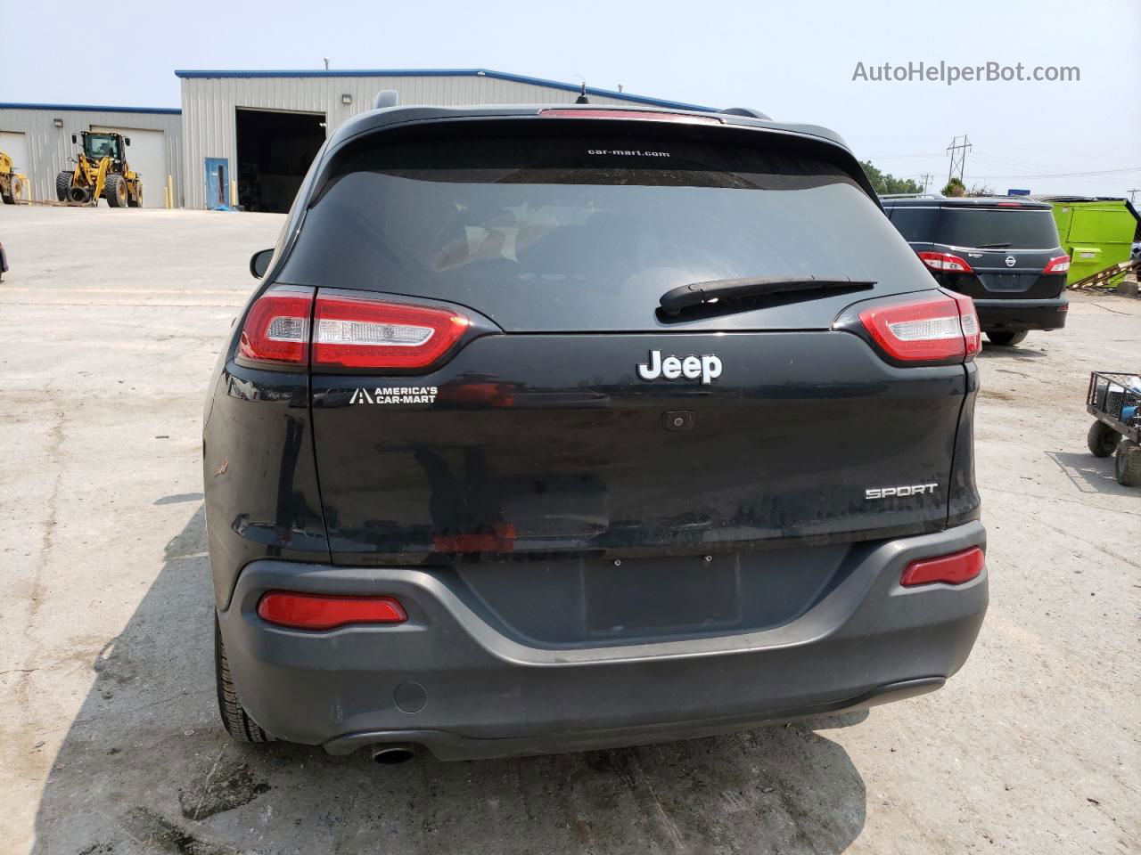 2016 Jeep Cherokee Sport Black vin: 1C4PJLAB7GW260111