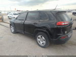 2014 Jeep Cherokee Sport Black vin: 1C4PJLAB8EW112255