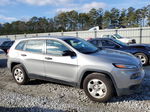 2015 Jeep Cherokee Sport Silver vin: 1C4PJLAB8FW518120